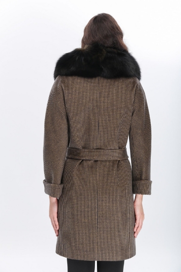 Picture of Kent Women's Brown Beige Coat 32095