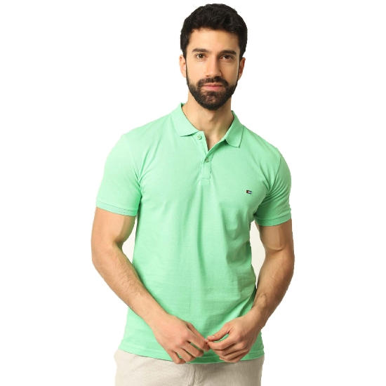 Picture of Vivid Green Polo T-shirt - 1111