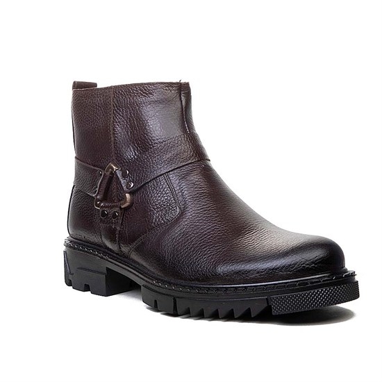 Picture of Men's Leather Boots 2016 Skin Coffee