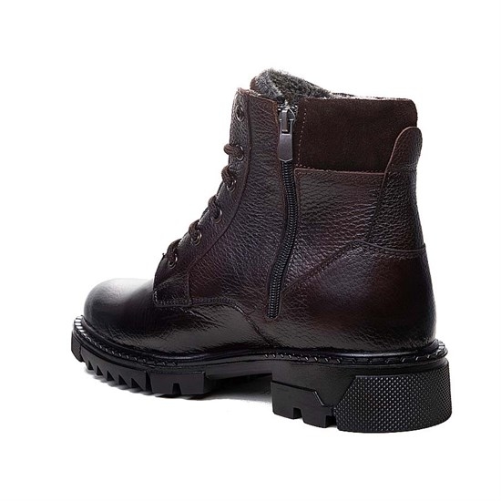 Picture of Men's Leather Boots 2018 Skin Coffee