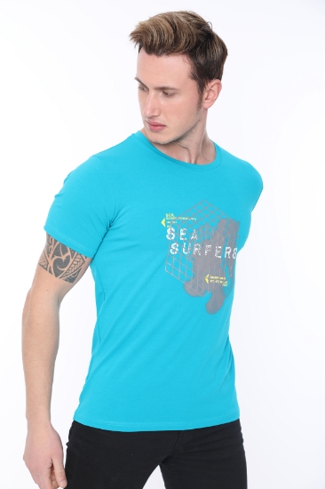 Picture of SCR T-Shirt Turquoise - 11715