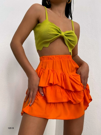 Picture of High Waist Pleated Skirt