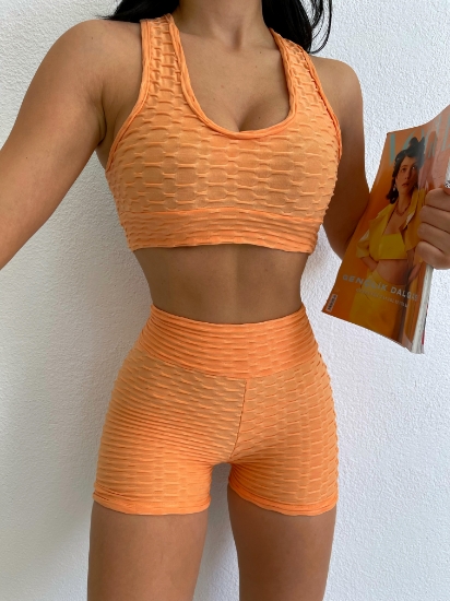 Picture of Cross-Band Crop Shorts Suit