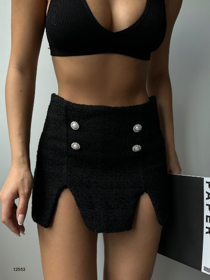 Picture of Button Detail Shorts Skirt