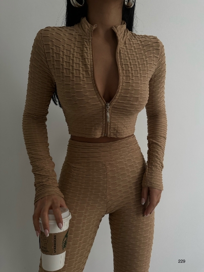 Picture of Jacquard Suit With Zipper