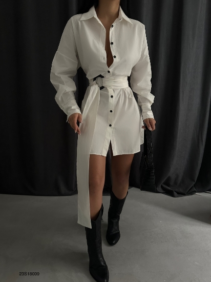 Picture of Belted Shirt Dress