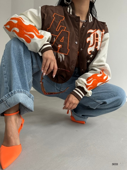 Picture of Oversized Embroidered College Jacket