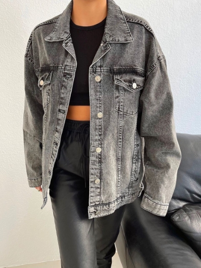 Picture of Printed Oversized Denim Jacket
