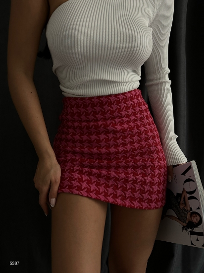 Picture of Crowbar Pattern Mini Skirt