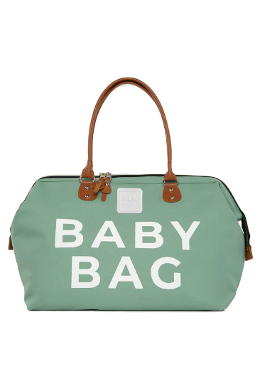 Picture of Baby Bag Printed Baby Care Mother Bag - Green