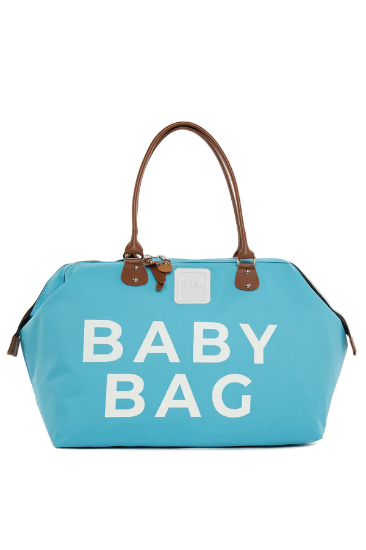 Picture of Baby Bag Printed Baby Care Mother Bag - Mint