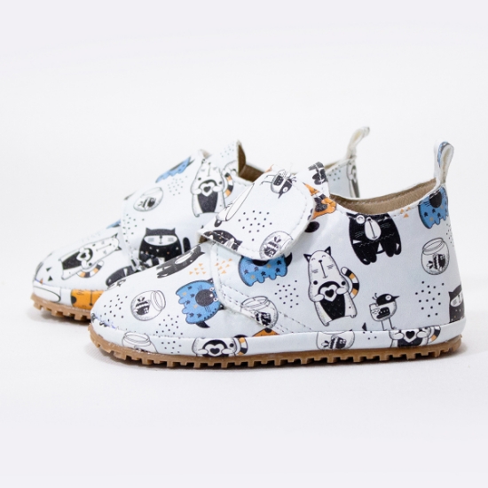 Picture of Printed First Step Baby Leather Shoes