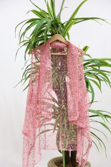 Picture of Knitwear Braided Pareo-Pink
