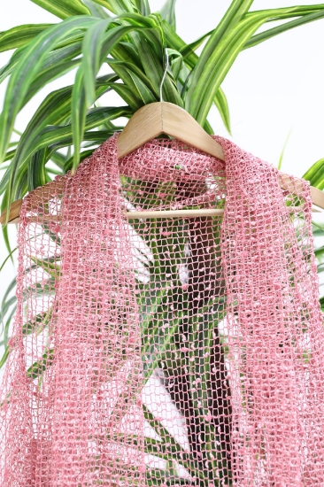 Picture of Knitwear Braided Pareo-Pink