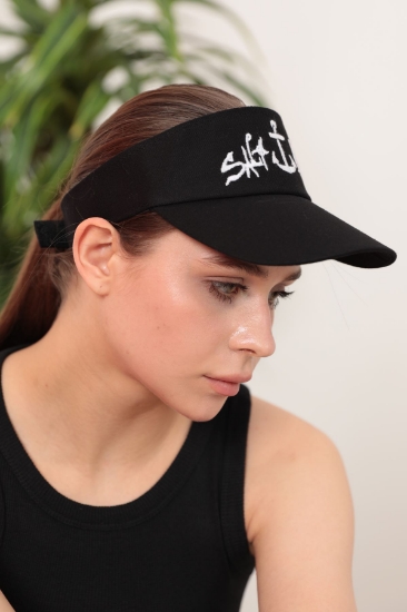 Picture of Anchor Embroidered Viewfinder Hat-Black