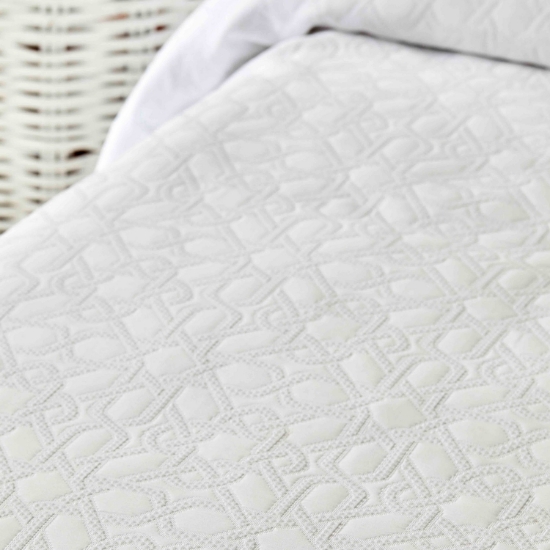 Picture of Karaca Home Back To Basic White Double Bedspread