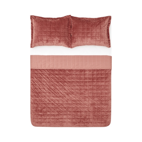 Picture of Karaca Home Christmas Double Quilted Bedspread Blush