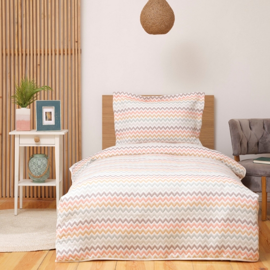 Picture of Karaca Home Moddy Terracota Double Bedspread Set