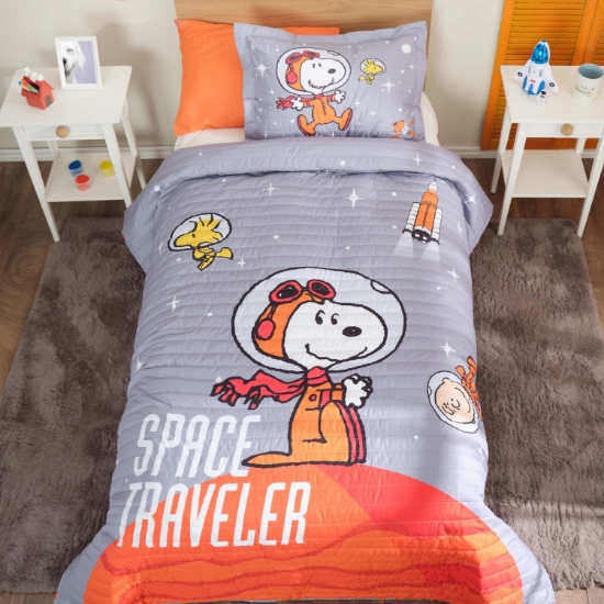 Picture of Karaca Home Space Traveler Bedspread Single Grey