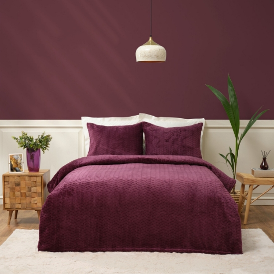 Picture of Karaca Home Mürdüm Single Wellsoft Bed Cover