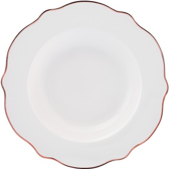 Picture of Karaca Daisy Rose Wave Shape Abundant Bowl 27 Pieces 6 Person Porcelain Dining Set