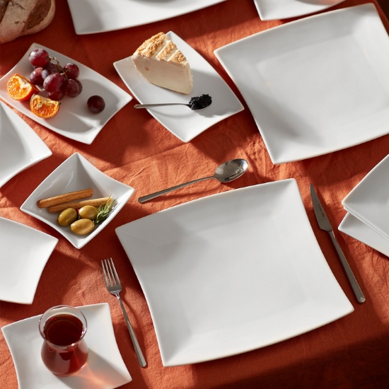 Picture of Karaca New Perfect White 26 Pieces 6 Person Breakfast Set Square