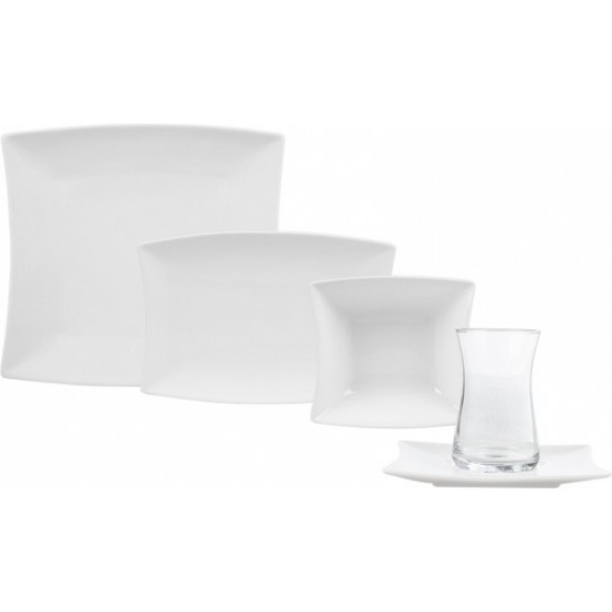 Picture of Karaca New Perfect White 26 Pieces 6 Person Breakfast Set Square