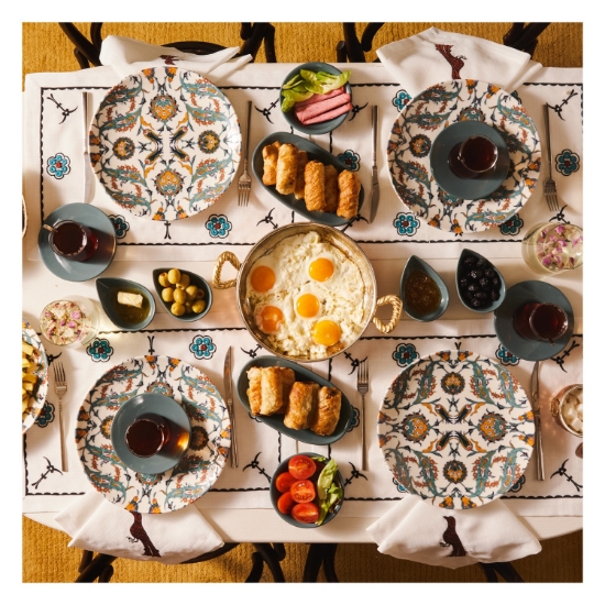 Picture of Karaca Flevo 26 Pieces 6 Person Porcelain Breakfast / Service Set