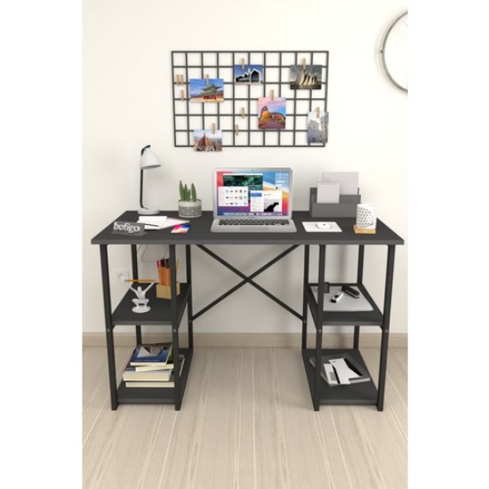 Picture of Bofigo 60X120 cm 4 Shelf Work Desk Computer Desk Office Lesson Dining Table Anthracite