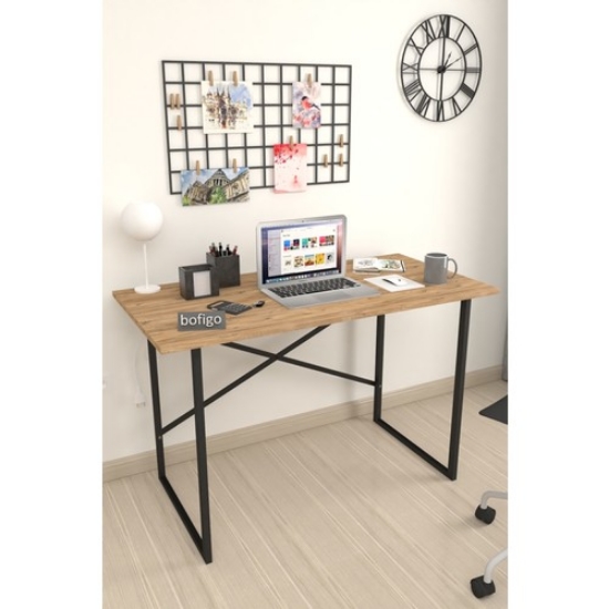 Picture of Bofigo 60X120 cm Work Desk Computer Desk Office Lesson Dining Table Pine